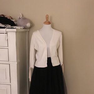 Gal Meets Glam Ivory Knitted Cardigan